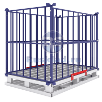 Фото каркасное ограждение опк-1 800х1200х860 на сайте www.kiit.ru в интернет-каталоге КИИТ ☎ +7(800) 707-07-45