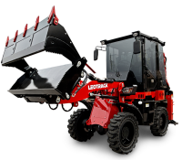Купить экскаватор-погрузчик LEOTRACK BL35 | Ковш 1 м³, глубина копания 3,2 м, гарантия 3 года