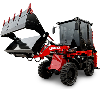 Экскаватор-погрузчик LEOTRACK BL35 (шарнирно-сочлененная рама, полный привод 4WD, 1600 кг). Изображение №4
