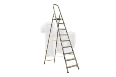 Алюминиевая стремянка с тремя ступенями Megal. Изображение №1