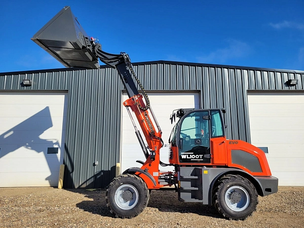 QUADTRAC WL100T EVO — флагманский телескопический погрузчик | Опционально двигатель YANMAR, шины 16/70-20, 9-функциональный джойстик