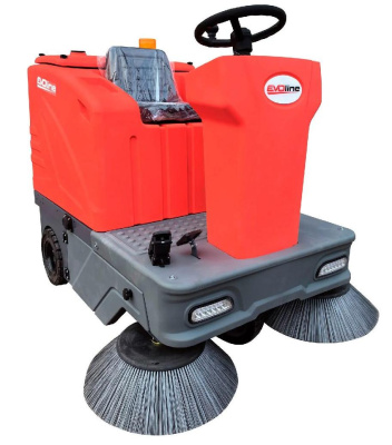 Подметальная машина EVOline SWB 1400 T | Самоходная, ширина уборки 1400 мм, бак 150 л. Изображение №3
