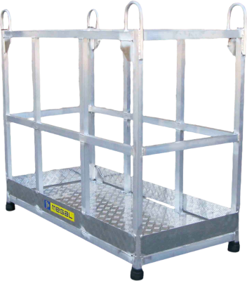 Площадка подвесная алюминиевая MEGAL ППА-1 (160 кг, размер площадки 1,25х0,6 м). Изображение №5