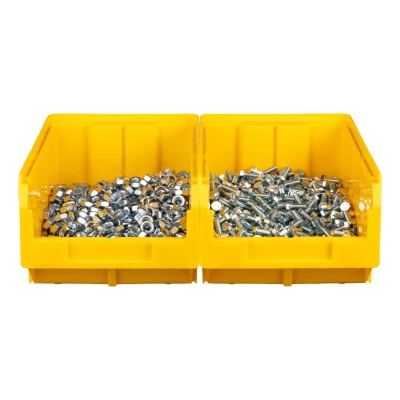 Пластиковый ящик Стелла-техник V-3-желтый. Изображение №1