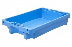 Рыбный синий ящик CRAEMER 600х400х125 конусный 7-10 кг/15 л с дренажными отверстиями