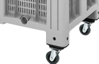 Фото контейнер sdbox 1208 pw 1200х800х913 мм перфорированный серый на колёсах на сайте www.kiit.ru в интернет-каталоге КИИТ ☎ +7(800) 707-07-45 Изображение №2