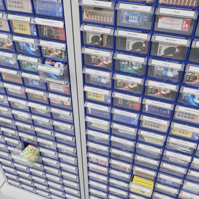 Шкаф металлический Стелла-техник С-2-90М на 90 коробов С-2-90М. Изображение №5