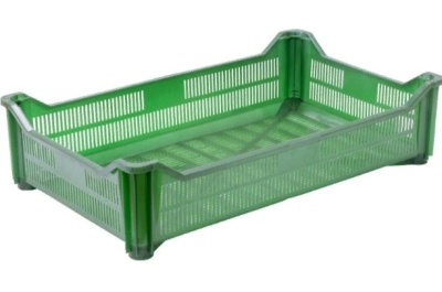 Ящик п/п 500х300х120 зелёный первичный PP. Изображение №1
