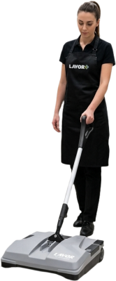 Аккумуляторная подметальная машина LAVOR Professional BSW 375 ET (375 мм, 1000 м²/ч, АКБ 10,8 В, бак 2 л). Изображение №1