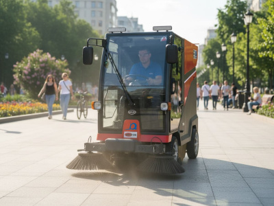 Подметально-уборочная машина VOSTOK С210 (электрическая, 17000 м2/ч, 2100 мм). Изображение №2