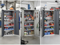 Пример организации инструмента в шкафу TS-052-04 в профессиональной мастерской