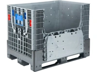 Фото контейнер dpf-box 1208s 1200x800x950 мм сплошной разборный серый на 3-х полозьях с 2-мя откид. дверцами на сайте www.kiit.ru в интернет-каталоге КИИТ ☎ +7(800) 707-07-45 Изображение №5