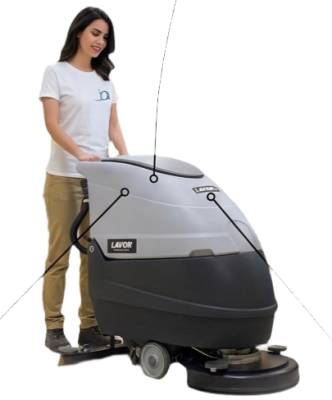 Поломоечная машина LAVOR Professional Free Evo 50 B LiFePO4 50 Ah. Изображение №1
