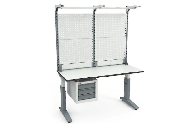 Фото стол монтажный диком ср-150-02 с экраном вс-150-э4 на сайте www.kiit.ru в интернет-каталоге КИИТ ☎ +7(800) 707-07-45