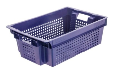 Ящик п/э 600х400х200 синий. Изображение №1