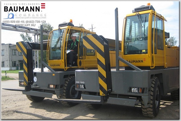Фото боковой погрузчик baumann gs 120 г/п 12 тонн на сайте www.kiit.ru в интернет-каталоге КИИТ ☎ +7(800) 707-07-45 Изображение №2