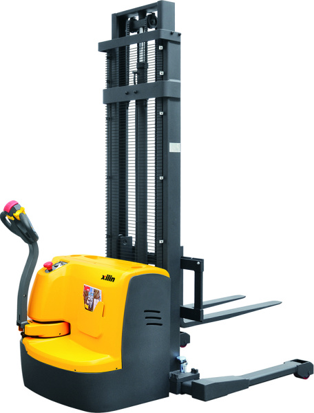 Фото штабелер самоходный 1,5 т 3,0 м xilin ctdr15-iii с раздвижными вилами и опорами 24/200 в/ач на сайте www.kiit.ru в интернет-каталоге КИИТ ☎ +7(800) 707-07-45