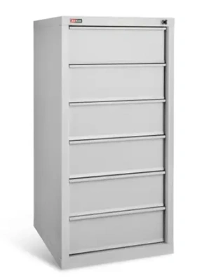 Шкаф картотечный ДиКом КД-516 | 6 выдвижных ящиков, формат А5/А6, нагрузка 50 кг на ящик. Изображение №2