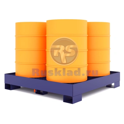 Поддон для 4 бочек ПДБ 4 (1356х1356). Изображение №2