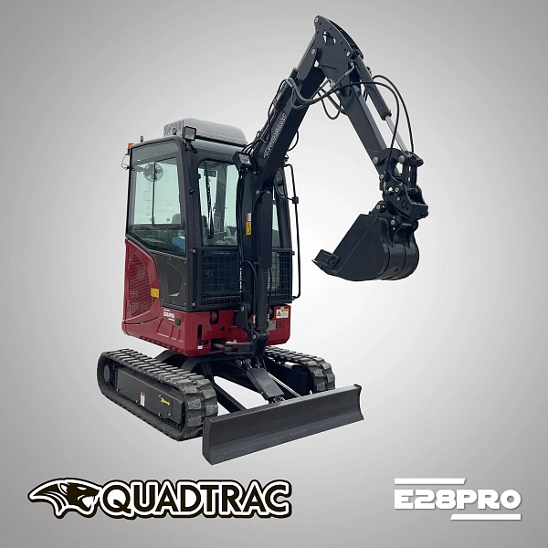 Фото мини экскаватор с кабиной quadtrac ex28 pro на сайте www.kiit.ru в интернет-каталоге КИИТ ☎ +7(800) 707-07-45 Изображение №6