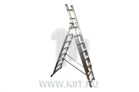 Трехсекционная алюминиевая лестница Megal 3x7