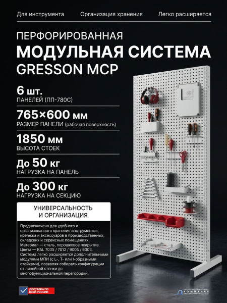 Перфорированная модульная система для инструмента GRESSON МСР  - КИИТ