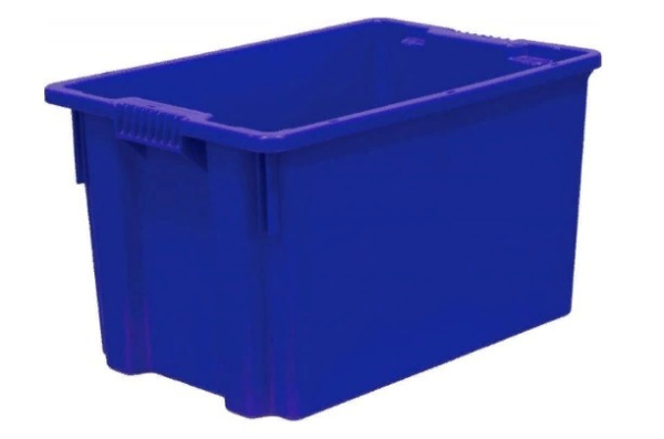 Фото ящик futura 600х400х350 сплошной синий на сайте www.kiit.ru в интернет-каталоге КИИТ ☎ +7(800) 707-07-45