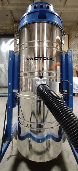 Купить промышленный пылесос VACTOOL SC36M100 для сухой и влажной уборки. Бак 100 л из нержавеющей стали, мощность 3600 Вт, воздушный поток 570 м³/ч. Продажа, доставка в Москве и по всей России — КИИТ.