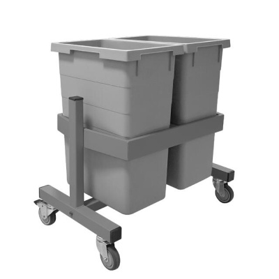 Тележка для 2-х контейнеров Gresson ПДК-2. Изображение №4
