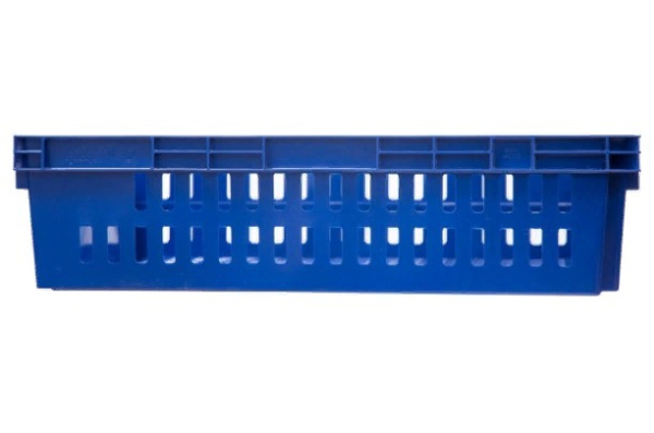 Фото ящик п/э хлебный 600х400х152,5 синий вес 1,3 кг. на сайте www.kiit.ru в интернет-каталоге КИИТ ☎ +7(800) 707-07-45