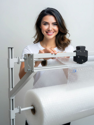 Стойка для рулонов с резаком GRESSON СРР-1200 (1200 мм, рабочая ширина реза 1035 мм, на колесах). Изображение №3