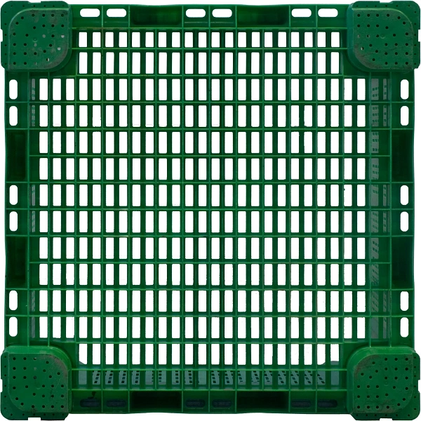 Фото контейнер кбп-1120 1120х1120х770 мм зеленый перфорированный на ножках на сайте www.kiit.ru в интернет-каталоге КИИТ ☎ +7(800) 707-07-45 Изображение №2