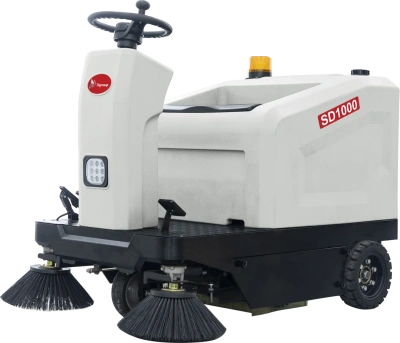 Подметальная машина XGroup SD1000 с местом оператора (1000 мм, 5500 м²/ч, LiFePO4 48В). Изображение №2