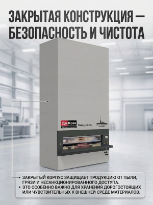 Карусельная система хранения для производства. Изображение №9
