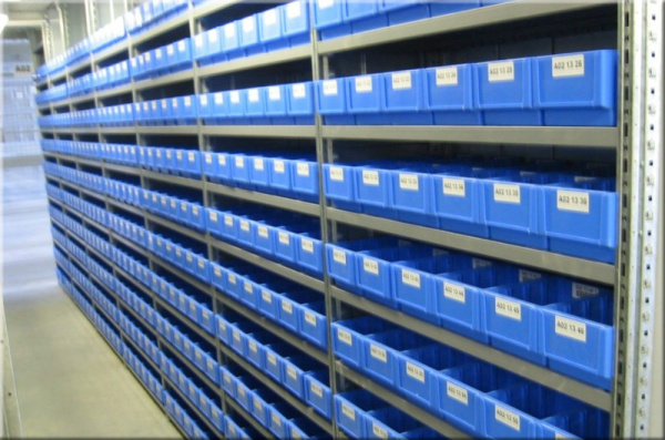 Фото стеллажи для мелких деталей на сайте www.kiit.ru в интернет-каталоге КИИТ ☎ +7(800) 707-07-45