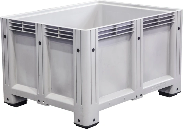 Фото контейнер big box d-box 1210 s (760) 1200x1000x760 мм сплошной на ножках серый на сайте www.kiit.ru в интернет-каталоге КИИТ ☎ +7(800) 707-07-45