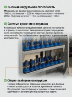 Фото тележка инструментальная диком вст-030-04 на сайте www.kiit.ru в интернет-каталоге КИИТ ☎ +7(800) 707-07-45 Изображение №5