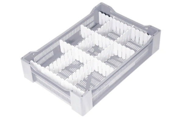 Фото ящик п/э ягодный 600х400х135 белый морозостойкий на сайте www.kiit.ru в интернет-каталоге КИИТ ☎ +7(800) 707-07-45