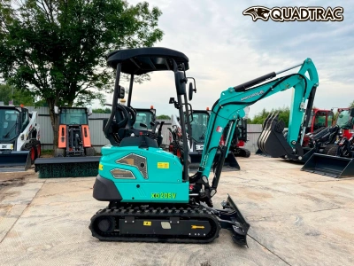 Электрический мини-экскаватор QUADTRAC XN20EV (2000 кг, 5 кВт, глубина копания 2,35 м). Изображение №6