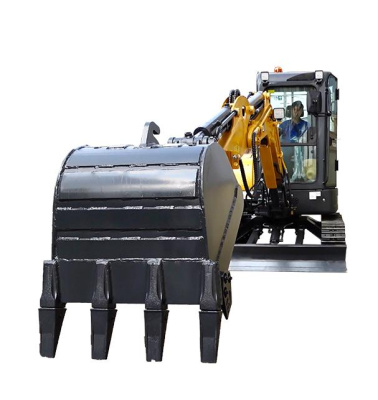 Мини-экскаватор Yuchai U35 (3860 кг, нулевой свес, глубина копания 3170 мм, двигатель Yanmar 27,7 л.с., ковш 0,12 м³). Изображение №11