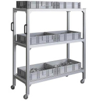 Фото передвижная антистатическая тележка gresson ал-1300кп esd (1300×500×1480 мм, 3 полки, нагрузка до 100 кг) на сайте www.kiit.ru в интернет-каталоге КИИТ ☎ +7(800) 707-07-45 Изображение №4