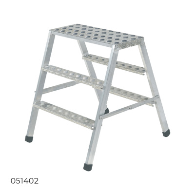 Складные подмости MEGAL СРП-700 | Рабочая высота 2.7 м, площадка 0.7 м,  двухсторонний подъем. Изображение №2