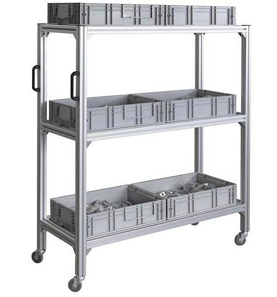 Фото передвижная антистатическая тележка gresson ал-1300кп esd (1300×500×1480 мм, 3 полки, нагрузка до 100 кг) на сайте www.kiit.ru в интернет-каталоге КИИТ ☎ +7(800) 707-07-45 Изображение №4