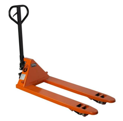 Тележка гидравлическая 2000 кг 1150 мм нейлоновые колеса TOR JC. Изображение №1