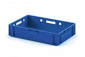 Пластиковый ящик для мяса Iplast E1 12.421 600х400х120 синий