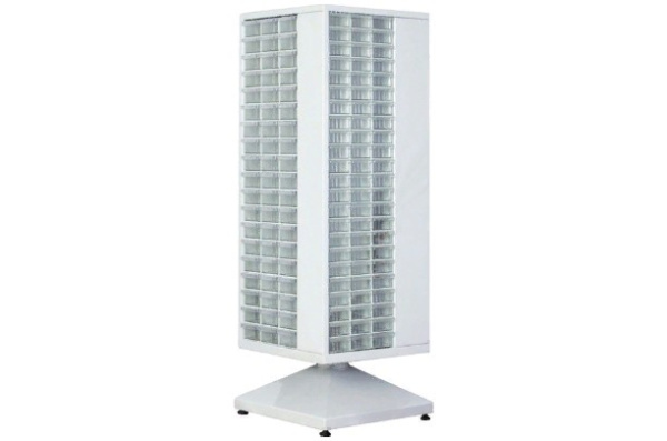 Фото поворотная стойка в комплекте с лотками mt1-k, белый на сайте www.kiit.ru в интернет-каталоге КИИТ ☎ +7(800) 707-07-45