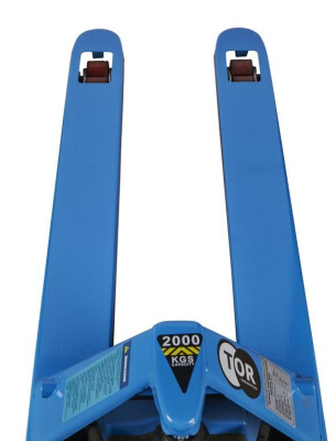 Тележка гидравлическая 2000 кг 1150 мм полиуретановые колеса TOR DF-III (серия S). Изображение №1