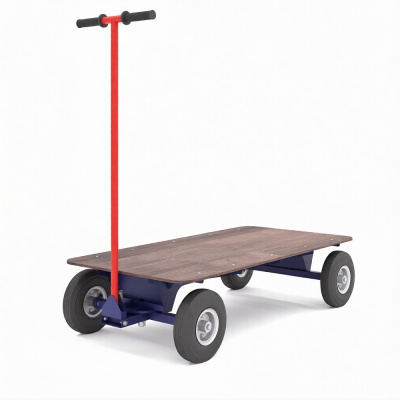 Тележка платформенная с поворотной осью ТПО О 600х1200. Изображение №2