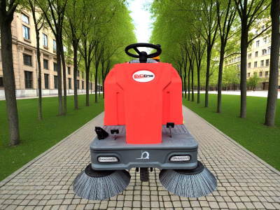 Подметальная машина EVOline SWB 1400 T | Самоходная, ширина уборки 1400 мм, бак 150 л. Изображение №10