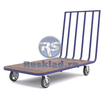 Тележка платформенная усиленная RUSKLAD ТПУ 7231-1 (1000 кг, 800x1682x960 мм). Изображение №4
